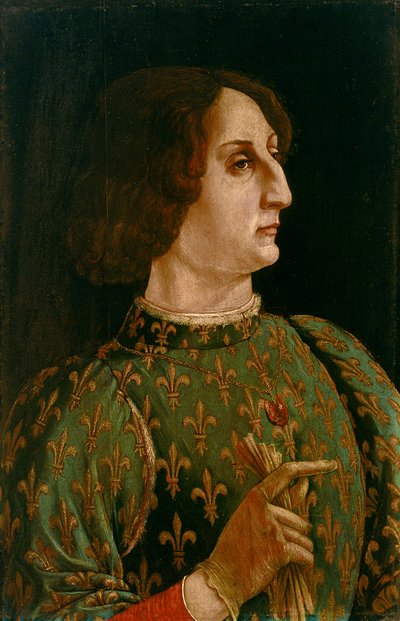 Portrait of Galeazzo Maria Sforza by Piero del Pollaiolo